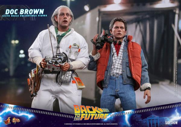 Back To The Future Movie Masterpiece Action Figure 1/6 Doc Brown 30 cm 10