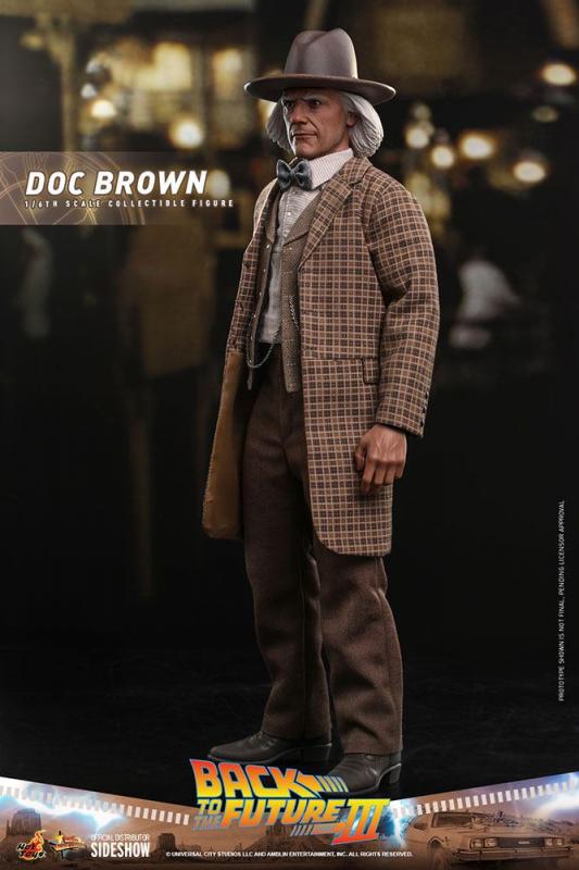 Back To The Future III: Doc Brown 1/6 Movie Masterpiece Action Figure - Hot Toys