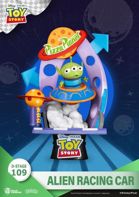 Toy Story: Alien Racing Car Closed Box Version 15 cm D-Stage PVC Diorama - BKT