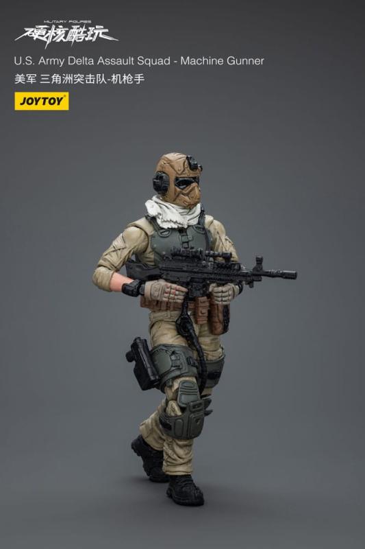 Hardcore Coldplay Action Figure 1/18 U.S. Army Delta Assault Squad Machine Gunner 11 cm 2