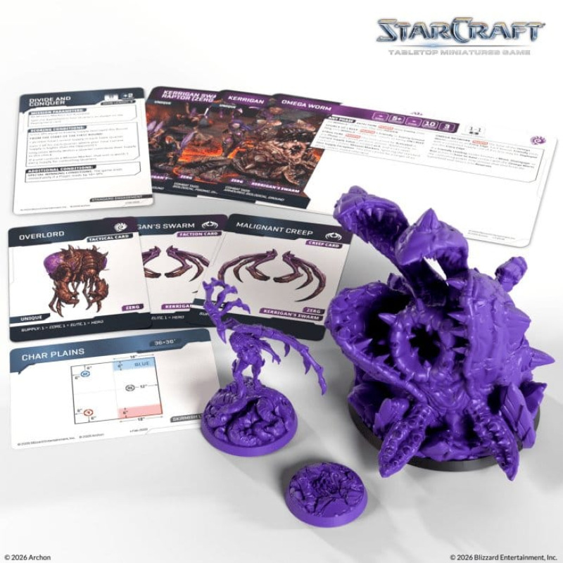 StarCraft TMG Hero Expansion Set Zerg: Kerrigan & Omega Worm 4