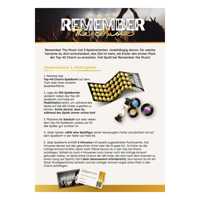 Remember The Music Board Game *German Version* 2