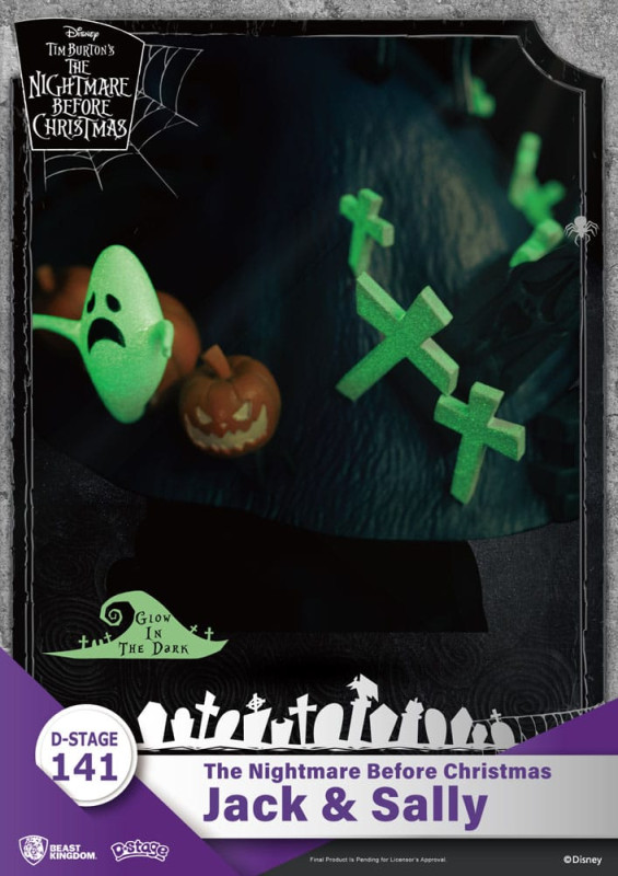 Nightmare before Christmas D-Stage PVC Diorama Jack & Sally 15 cm 5