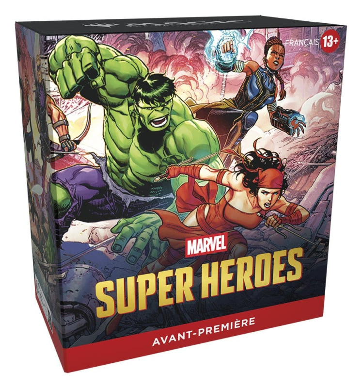 Magic the Gathering Marvel Super Heroes Prerelease Packs Case (15) french 1