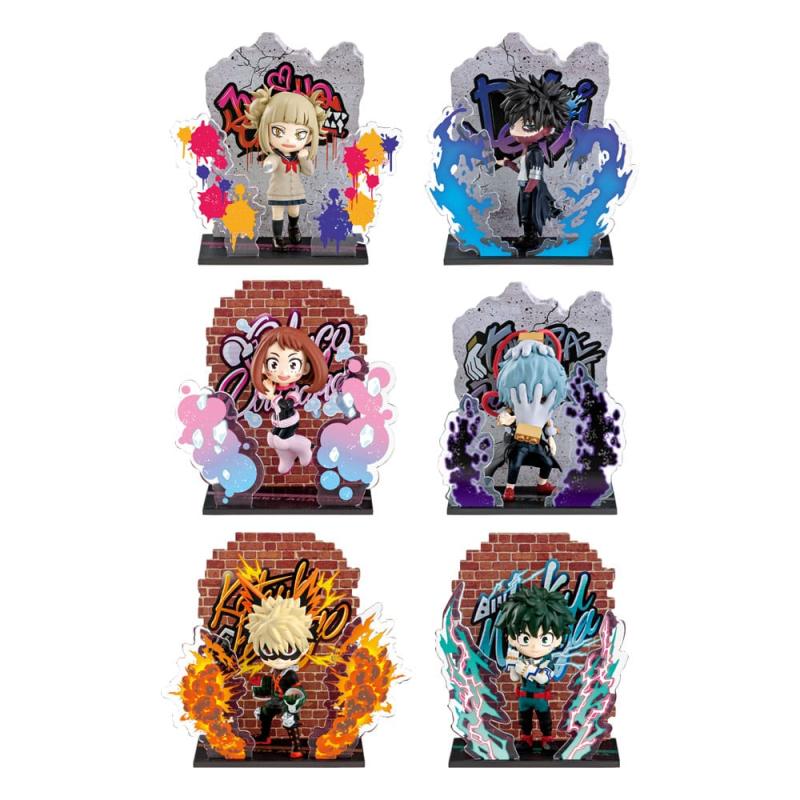 My Hero Academia Wall Art Collection Mini Figures 6 cm Heroes & Villains Display (6)