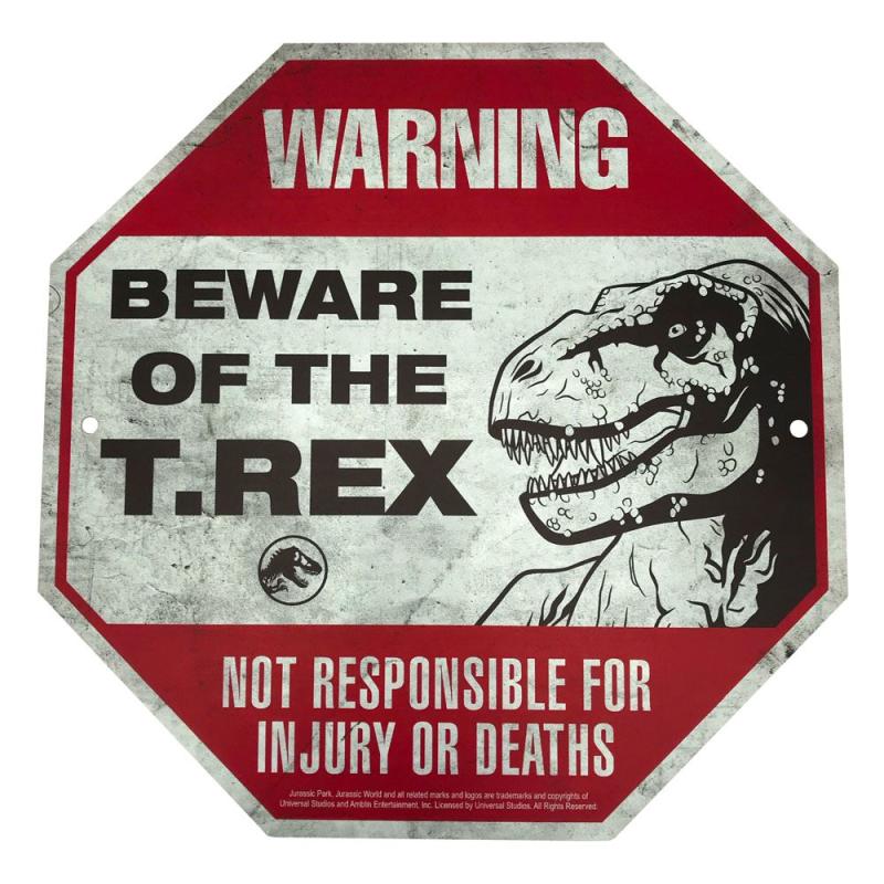 Jurassic World: Warning Signs Mini Replica - Factory Entertainment