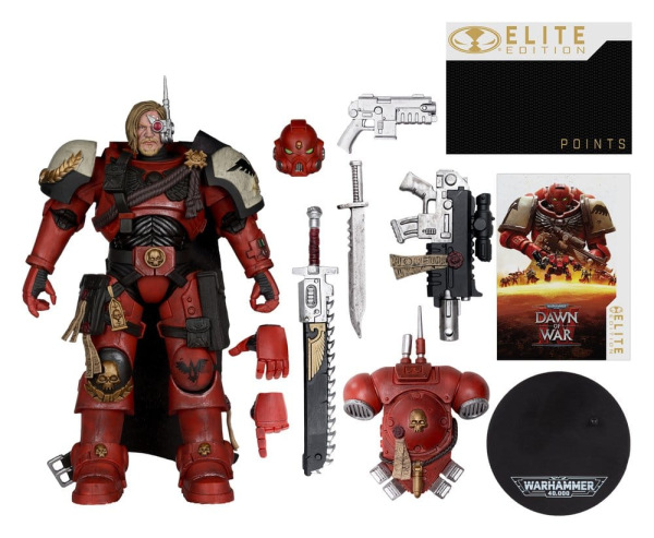Warhammer 40,000 Dawn of War McFarlane Elite Edition Action Figure Captain Cyrus (Dawn of War 4) 20 1
