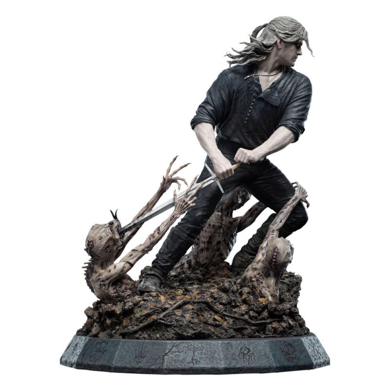 The Witcher: Geralt the White Wolf 51 cm The Witcher Statue 1/4 Geralt the White Wolf 51cm