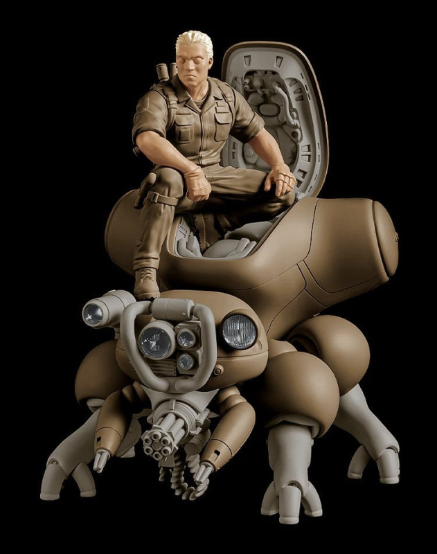 Ghost in the Shell PLAMAX minimum factory Plastic Model Kit Batou with Fuchikoma 8 cm 1