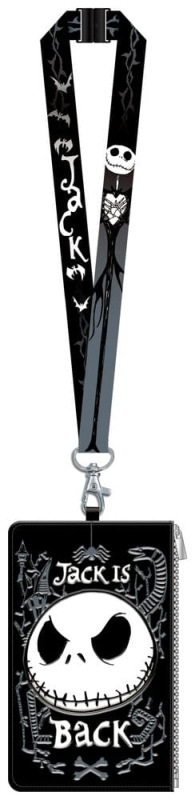 The Nightmare Before Christmas Lanyard with Pouch Passport Holder