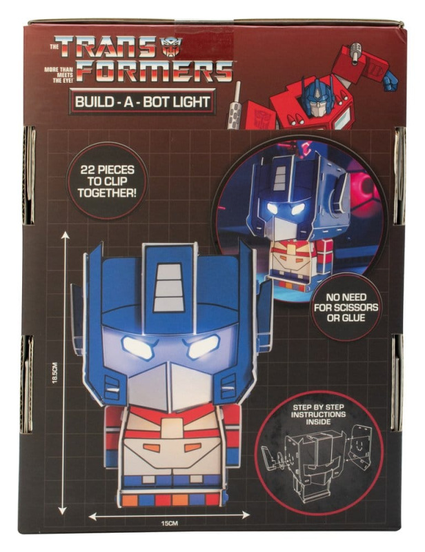 Transformers Buildable Lamp Optimus Prime 3