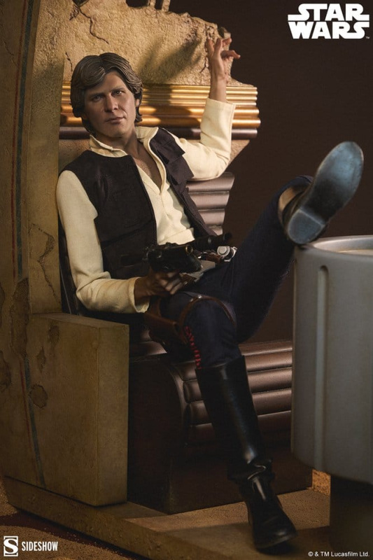 Star Wars Episode IV Mixed Media Premium Format Figure Han Solo: Sorry About the Mess 32 cm 5