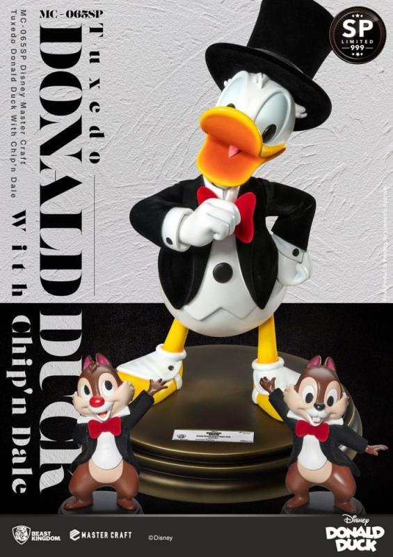 Disney 100th: Tuxedo Donald Duck (Chip'n und Dale) 40 cm Master Craft Statue - BKT