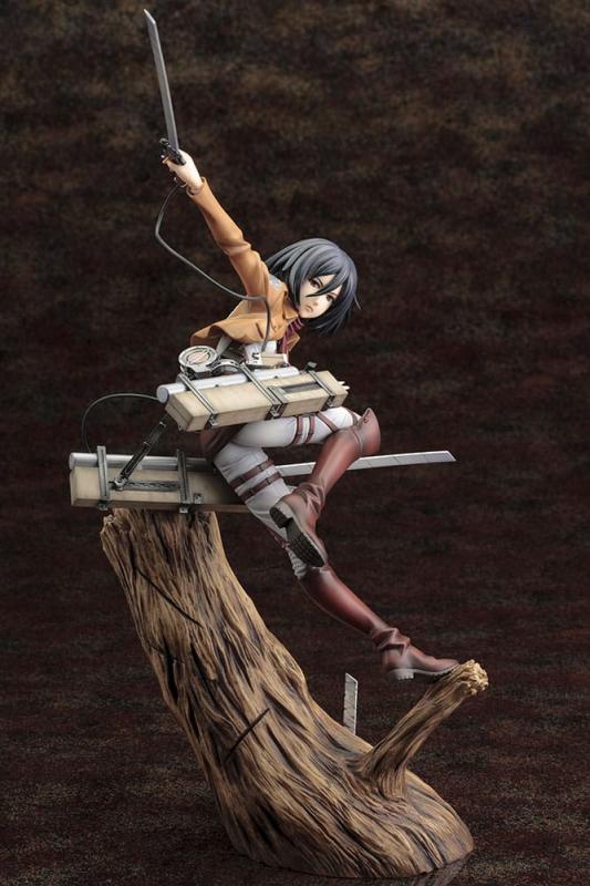 Attack on Titan ARTFXJ Statue 1/8 Mikasa Ackerman Renewal Package Ver. 35 cm
