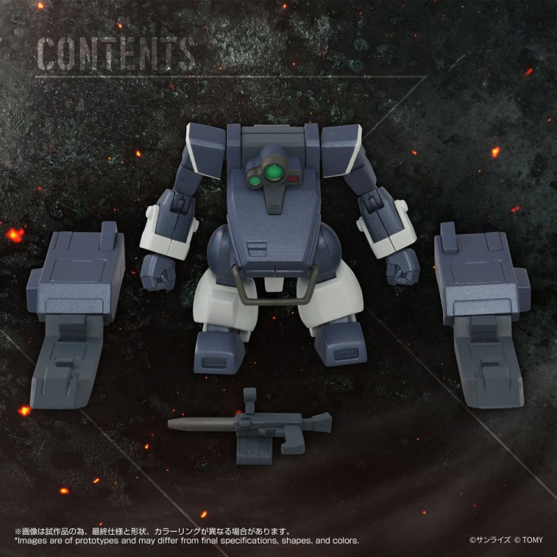 Armored Trooper Votoms Toyrise Action Figure 1/48 AT-08 Zwerg Sand Loader 7 cm 2