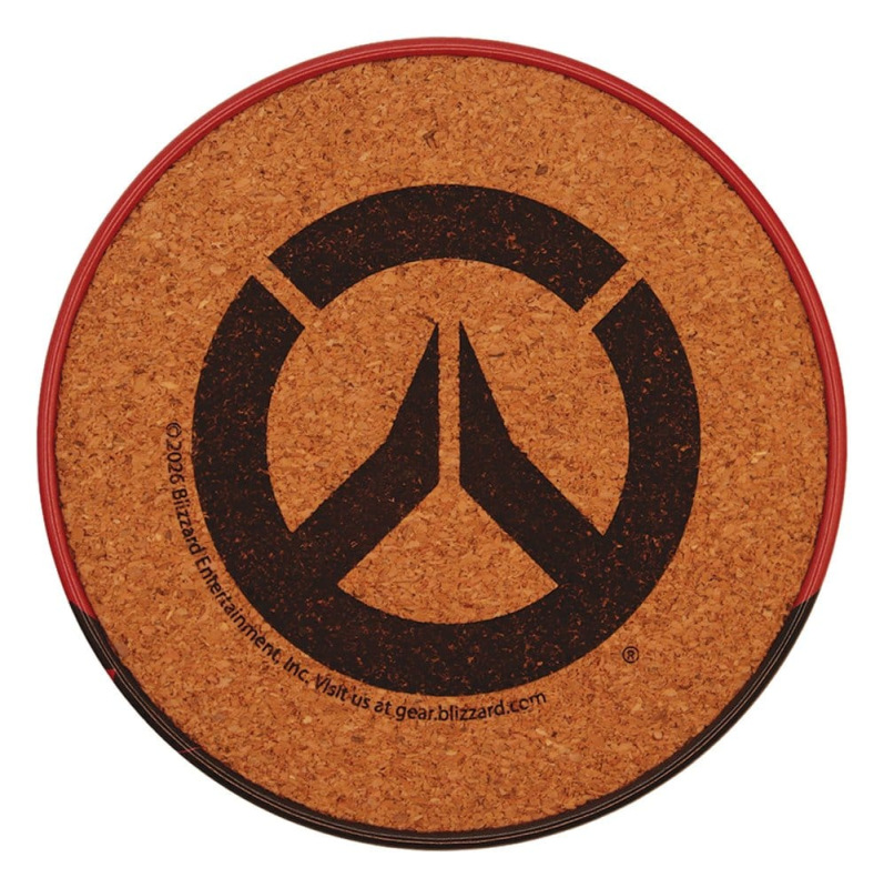 Overwatch Coaster 4-Pack Printed Metal 1
