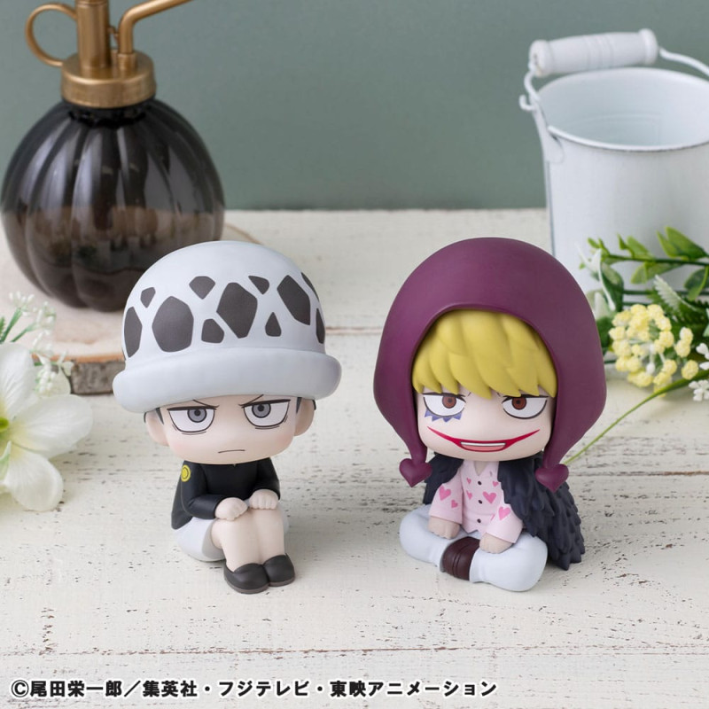 One Piece Look Up PVC Statues Trafalgar Law Childhood Ver. & Corazon 11 cm (with gift)