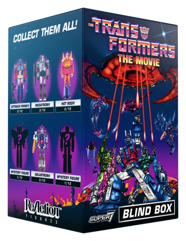 Transformers ReAction Action Figures Wave 06 The Movie Blind Box 10 cm Display (12) 1