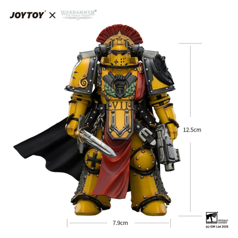 Warhammer Action Figure Imperial Fists Legion Praetor in Mk III Armour 13 cm 10