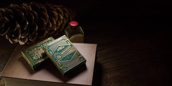 Theory 11 Playing Cards Monarch Green 7