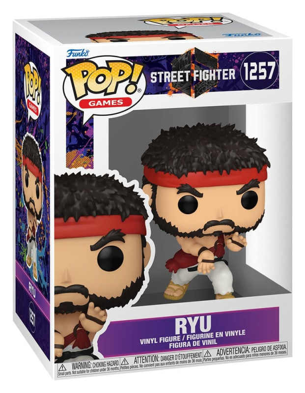Street Fighter 6 POP! Games Vinyl Figure Ryu 9 cm 1