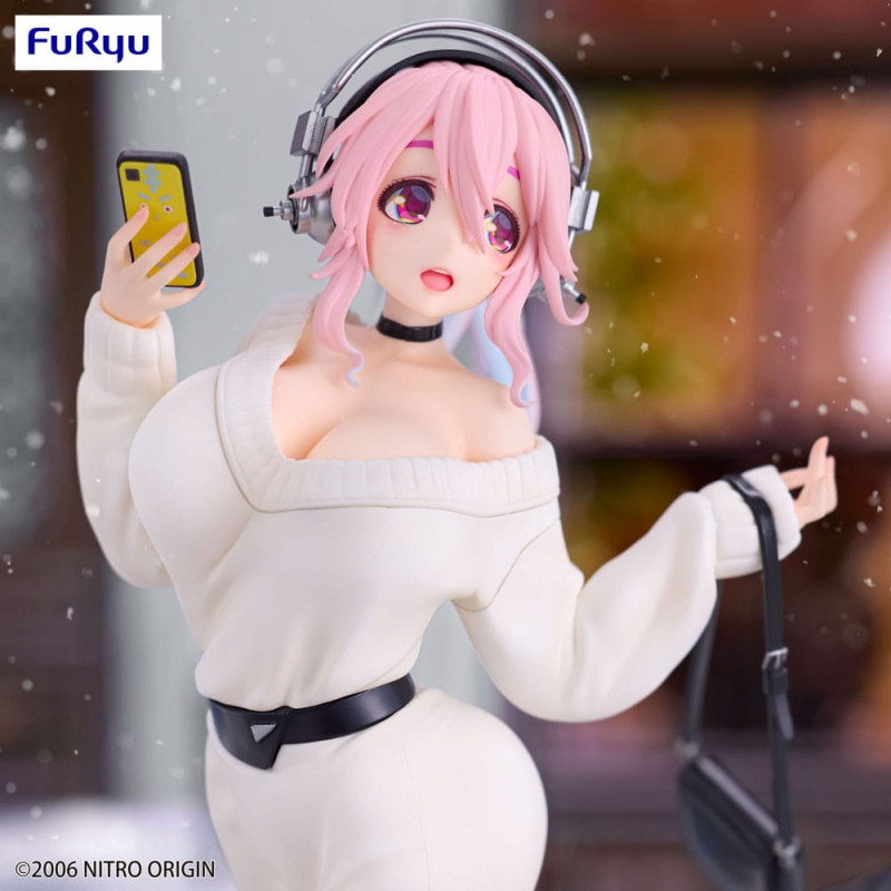 Super Sonico Trio-Try-iT PVC Statue Winter Memory Ver. 21 cm 8