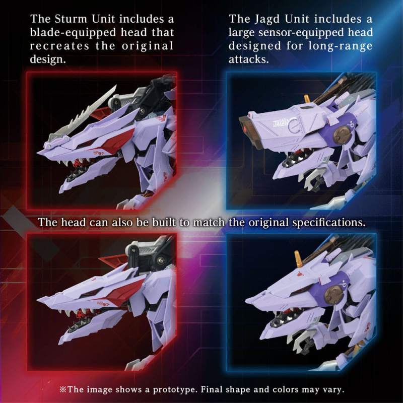 Zoids Model Kit Accesoory Set AM-Z01CP Berserk Fury Sturm & Jagd Unit 8