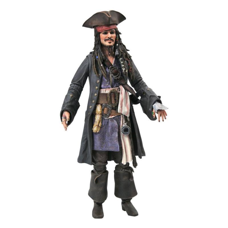 Pirates of the Caribbean: Jack Sparrow Deluxe Action Figure 18 cm - Diamond Select