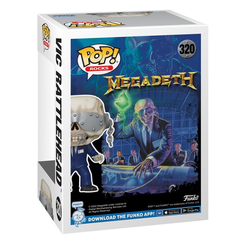 Megadeth POP! Rocks Vinyl Figure Vic Rattlehead 9 cm