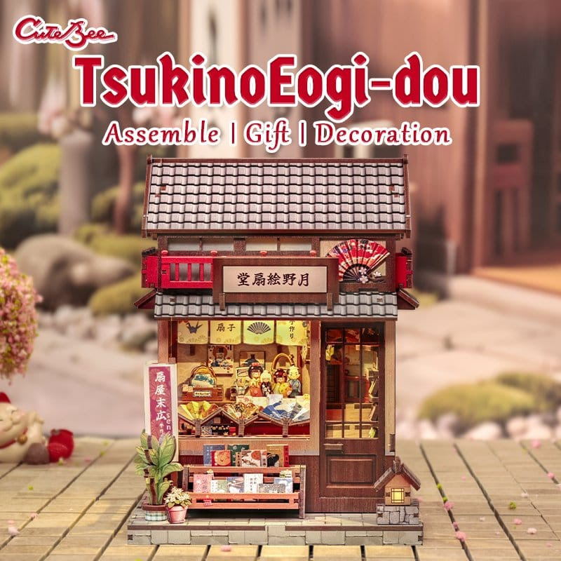 Miniature House Model Kit Tsukino Eogi-dou 19 x 14 cm 12