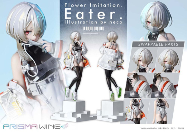 Flower Imitation Prisma Wing PVC Statue 1/7 Eater Illustration by neco 32 cm 2