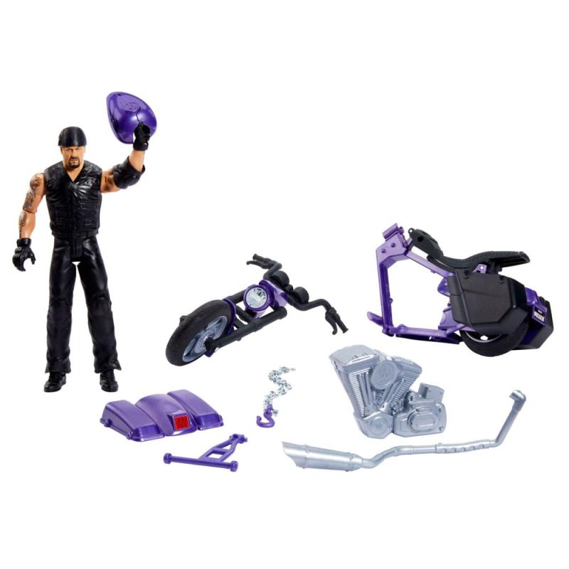 WWE Wrekkin' Vehicle Big Evil Slamcycle with Undertaker Action Figure 15 cm