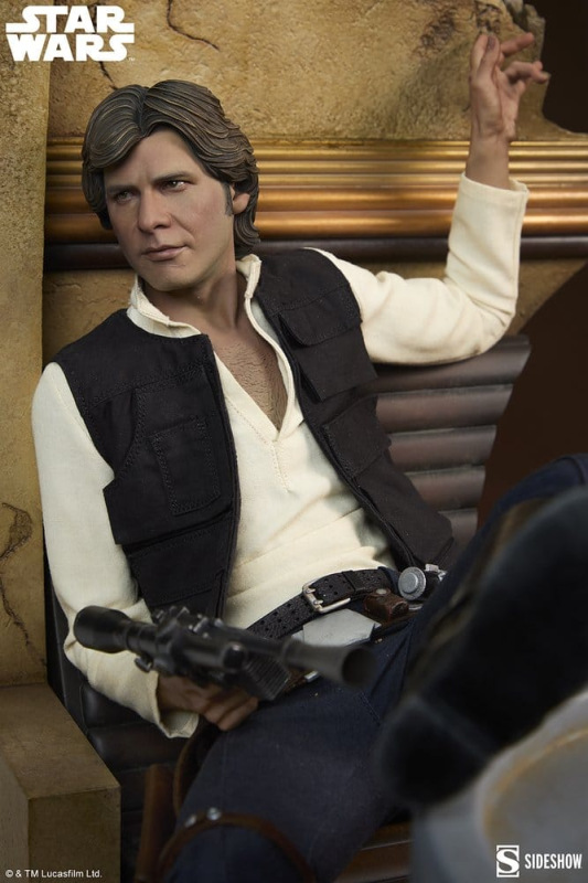 Star Wars Episode IV Mixed Media Premium Format Figure Han Solo: Sorry About the Mess 32 cm 12