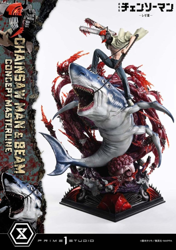 Chainsaw Man Concept Masterline Series Statue 1/6 Chainsaw Man & Beam 73 cm 8