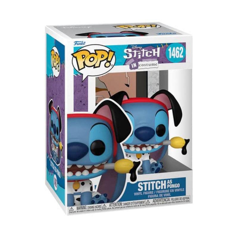 Lilo & Stitch POP! Disney Vinyl Figure Stitch Costume- 101 Dalmatians Pongo 9 cm