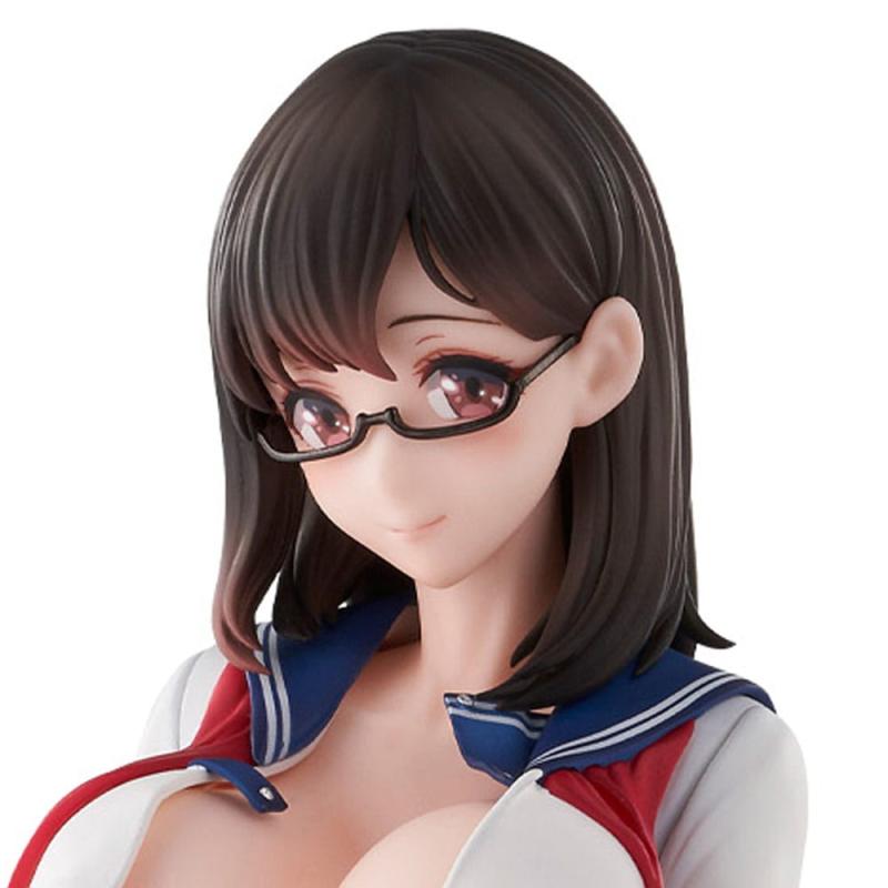 Tomoe Sasamori Illustration PVC Statue Aoi Shirasagi 20 cm