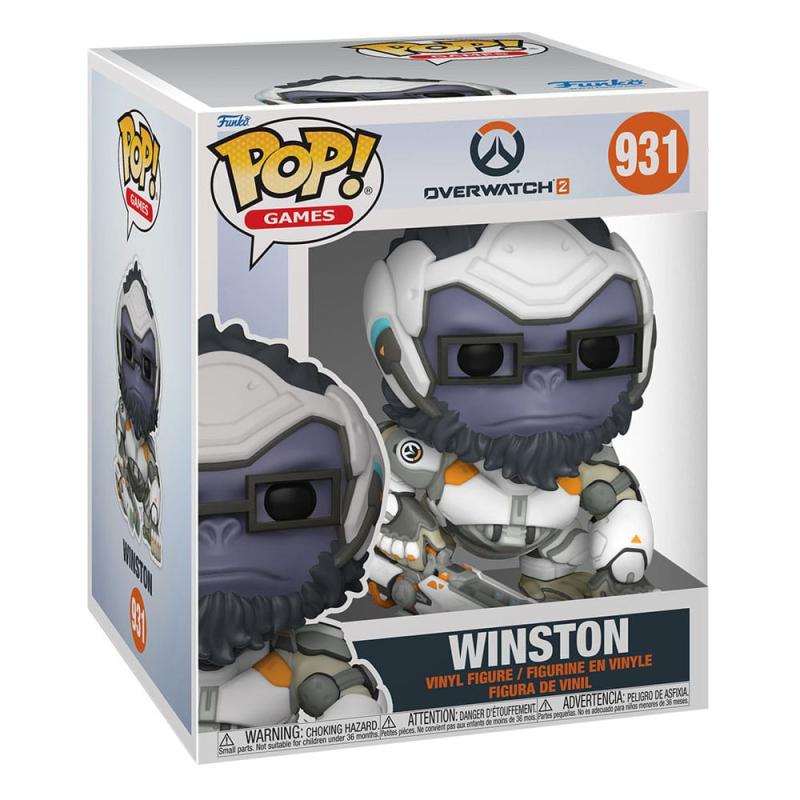 Overwatch 2 Super Sized POP! Vinyl Figure Winston 15 cm