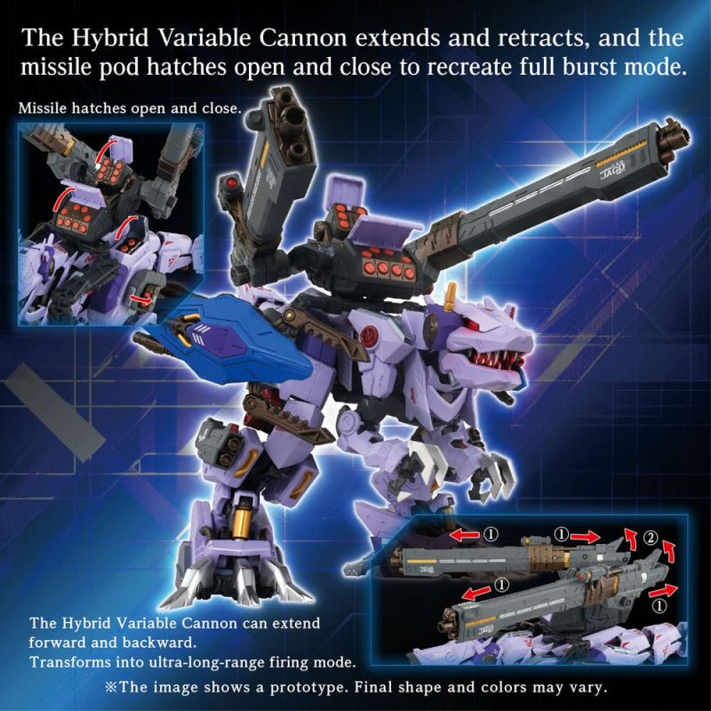 Zoids Model Kit Accesoory Set AM-Z01CP Berserk Fury Sturm & Jagd Unit 7