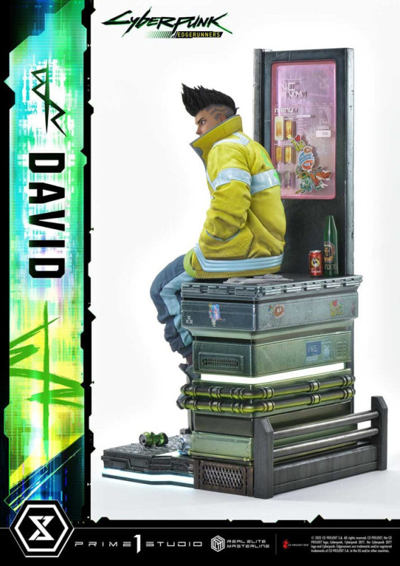 Cyberpunk: Edgerunners Real Elite Masterline Series Statue 1/4 David 58 cm 9