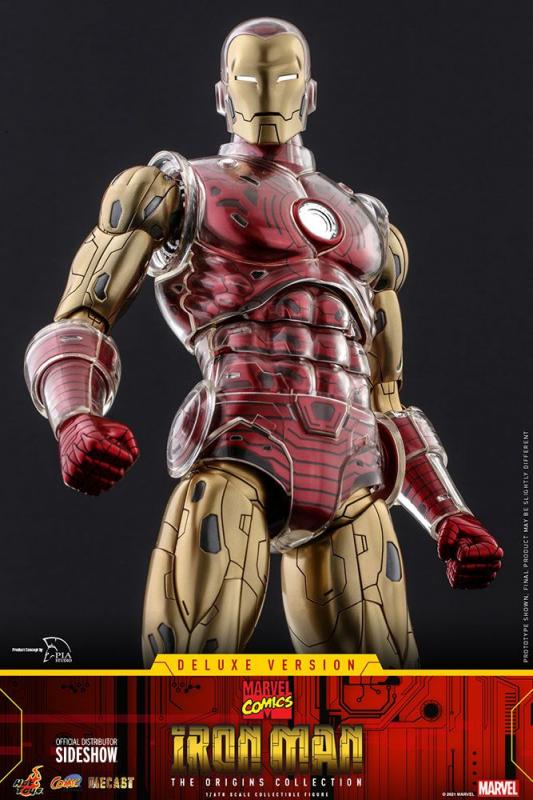 Marvel: Iron Man (The Origins Collection) 1/6 Action Figure Deluxe Version - Hot Toys