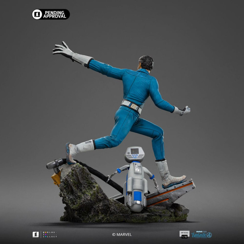 Fantastic Four Art Scale Statue 1/10 Mr. Fantastic and H.E.R.B.I.E 26 cm 9