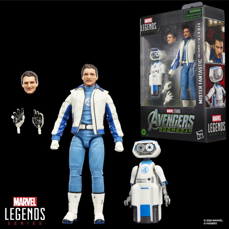 Avengers: Doomsday Marvel Legends Action Figure 2-Pack Mister Fantastic & Marvel's H.E.R.B.I.E. 15 c 4