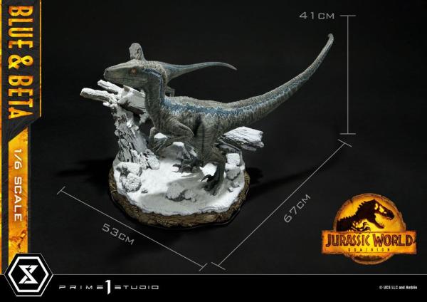 Jurassic World Dominion Legacy: Blue & Beta Bonus Version 1/6 Statue - Prime 1 Studio