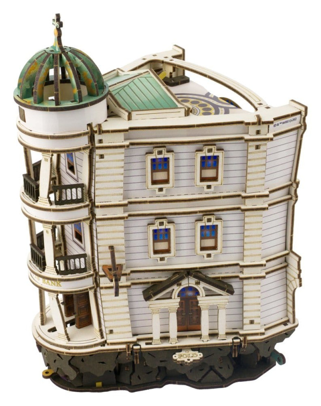 Harry Potter 3D Wooden Puzzle Gringotts Bank Marble Run 11