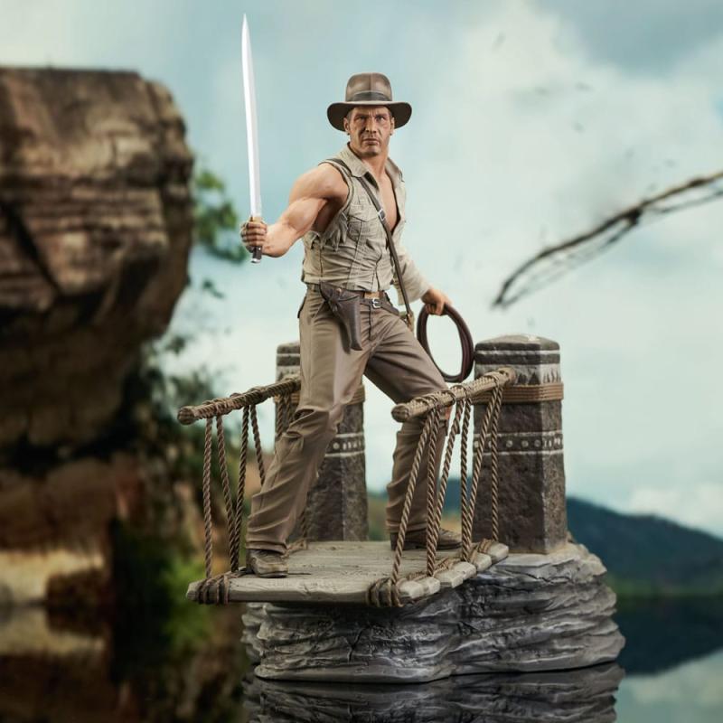 Indiana Jones and the Temple of Doom Deluxe Gallery PVC Statue Rope Bridge 28 cm 1