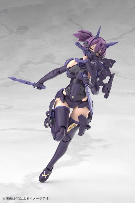 Megami Device Plastic Model Kit 1/1 Asra Ninja Kaname Shadow Edition Full Package 14 cm 10