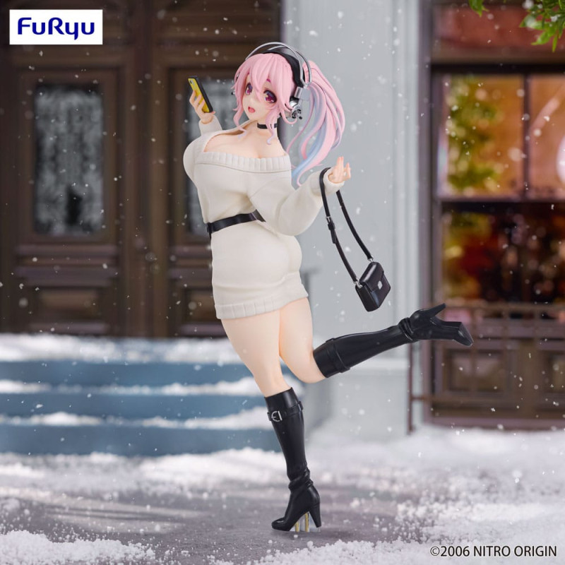 Super Sonico Trio-Try-iT PVC Statue Winter Memory Ver. 21 cm 6