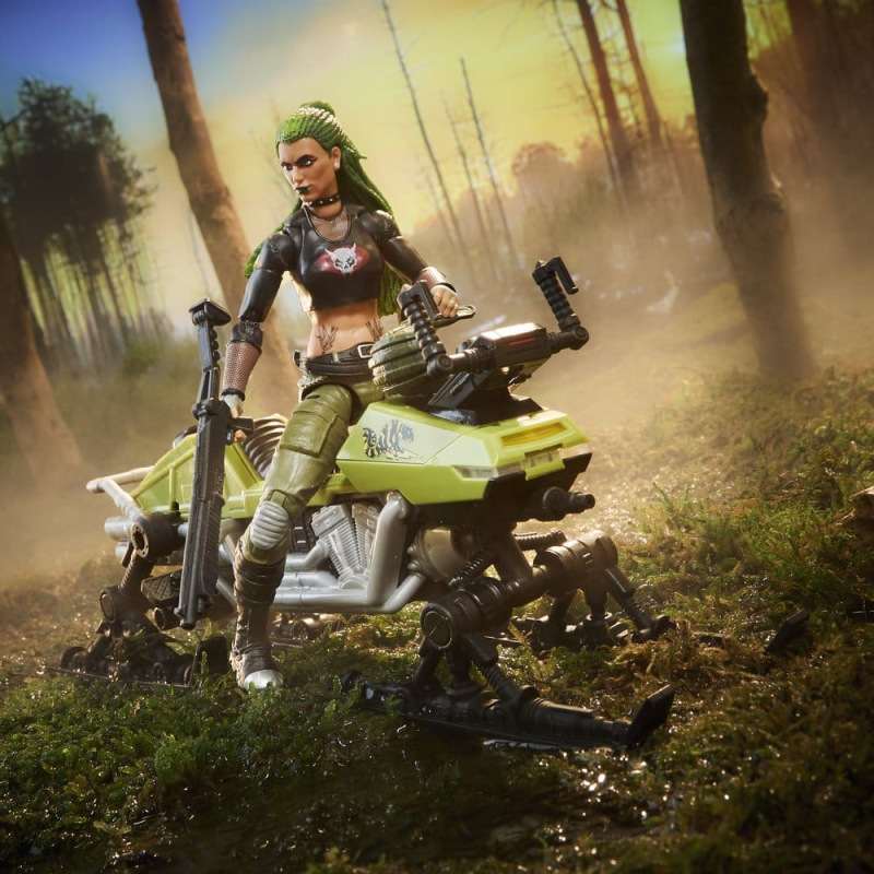 G.I. Joe Classified Series Action Figure and Vehicle Set #194 Zanya and Dreadnok Chameleon (Swamp Sk 9