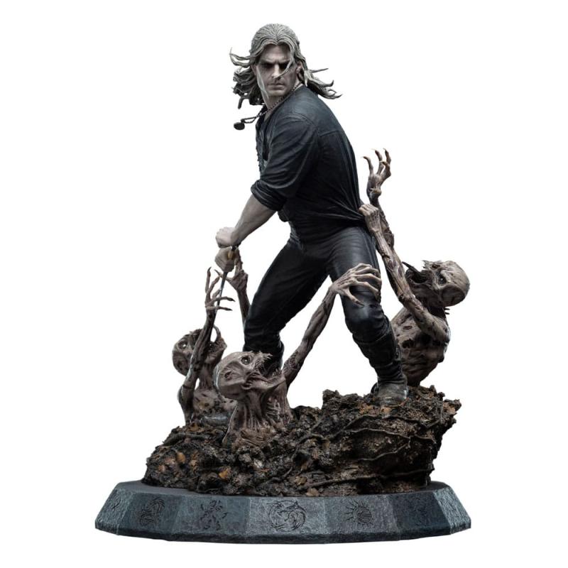 The Witcher: Geralt the White Wolf 51 cm The Witcher Statue 1/4 Geralt the White Wolf 51cm