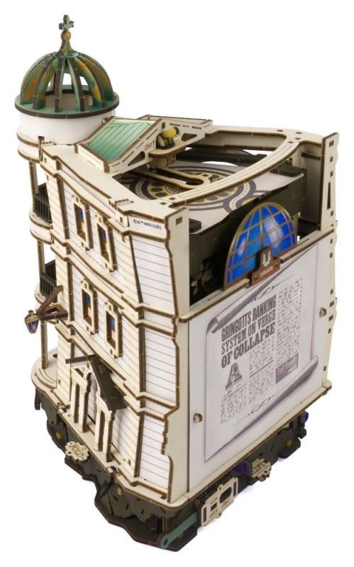Harry Potter 3D Wooden Puzzle Gringotts Bank Marble Run 14
